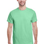 Gildan Mens Short Sleeve Crewneck T-Shirt - Mint Green