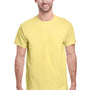 Gildan Mens Short Sleeve Crewneck T-Shirt - Cornsilk Yellow