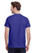 Gildan G500 Mens Short Sleeve Crewneck T-Shirt Neon Blue Back