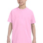Gildan Youth Short Sleeve Crewneck T-Shirt - Light Pink