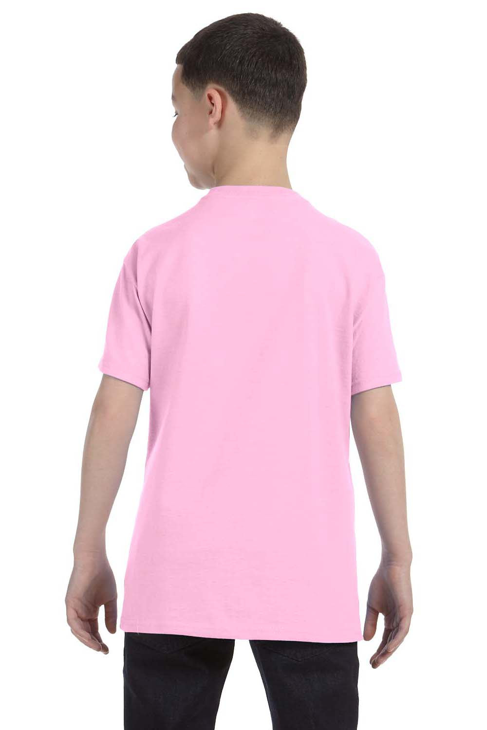 Gildan G500B Youth Short Sleeve Crewneck T-Shirt Light Pink Back