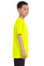 Gildan G500B Youth Short Sleeve Crewneck T-Shirt Safety Green Side