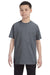 Gildan G500B Youth Short Sleeve Crewneck T-Shirt Charcoal Grey Front
