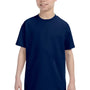 Gildan Youth Short Sleeve Crewneck T-Shirt - Navy Blue