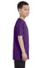 Gildan G500B Youth Short Sleeve Crewneck T-Shirt Purple Side