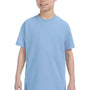 Gildan Youth Short Sleeve Crewneck T-Shirt - Light Blue