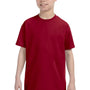 Gildan Youth Short Sleeve Crewneck T-Shirt - Cardinal Red