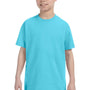 Gildan Youth Short Sleeve Crewneck T-Shirt - Sky Blue