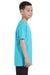 Gildan G500B Youth Short Sleeve Crewneck T-Shirt Sky Blue Side