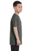 Gildan G500B Youth Short Sleeve Crewneck T-Shirt Military Green Side