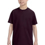 Gildan Youth Short Sleeve Crewneck T-Shirt - Dark Chocolate Brown