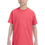 Gildan Youth Short Sleeve Crewneck T-Shirt - Coral Silk