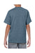 Gildan G500B Youth Short Sleeve Crewneck T-Shirt Heather Navy Blue Back