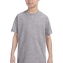 Gildan Youth Short Sleeve Crewneck T-Shirt - Sport Grey