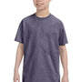 Gildan Youth Short Sleeve Crewneck T-Shirt - Heather Graphite Grey