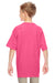 Gildan G500B Youth Short Sleeve Crewneck T-Shirt Safety Pink Back