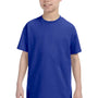 Gildan Youth Short Sleeve Crewneck T-Shirt - Cobalt Blue