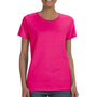 Gildan Womens Short Sleeve Crewneck T-Shirt - Heliconia Pink