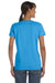 Gildan G500L Womens Short Sleeve Crewneck T-Shirt Heather Sapphire Blue Back