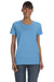 Gildan G500L Womens Short Sleeve Crewneck T-Shirt Carolina Blue Front