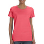 Gildan Womens Short Sleeve Crewneck T-Shirt - Coral Silk