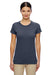 Gildan G500L Womens Short Sleeve Crewneck T-Shirt Heather Navy Blue Front