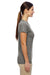 Gildan G500L Womens Short Sleeve Crewneck T-Shirt Heather Graphite Grey Side