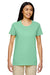 Gildan G500L Womens Short Sleeve Crewneck T-Shirt Mint Green Front