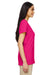 Gildan G500VL Womens Short Sleeve V-Neck T-Shirt Heliconia Pink Side