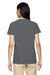 Gildan G500VL Womens Short Sleeve V-Neck T-Shirt Charcoal Grey Back