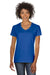 Gildan G500VL Womens Short Sleeve V-Neck T-Shirt Royal Blue Front
