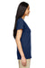 Gildan G500VL Womens Short Sleeve V-Neck T-Shirt Navy Blue Side