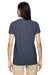 Gildan G500VL Womens Short Sleeve V-Neck T-Shirt Heather Navy Blue Back