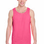 Gildan Mens Tank Top - Safety Pink