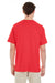 Gildan G530 Mens Short Sleeve Crewneck T-Shirt w/ Pocket Red Back