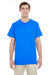 Gildan G530 Mens Short Sleeve Crewneck T-Shirt w/ Pocket Royal Blue Front