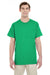 Gildan G530 Mens Short Sleeve Crewneck T-Shirt w/ Pocket Irish Green Front