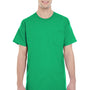 Gildan Mens Short Sleeve Crewneck T-Shirt w/ Pocket - Irish Green