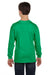 Gildan G540B Youth Long Sleeve Crewneck T-Shirt Irish Green Back