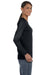 Gildan G540L Womens Long Sleeve Crewneck T-Shirt Black Side