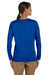 Gildan G540L Womens Long Sleeve Crewneck T-Shirt Royal Blue Back