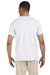 Gildan G640 Mens Softstyle Short Sleeve Crewneck T-Shirt White Back