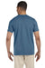 Gildan G640 Mens Softstyle Short Sleeve Crewneck T-Shirt Indigo Blue Back