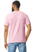 Gildan 64000/G640 Mens Softstyle Short Sleeve Crewneck T-Shirt Light Pink Back