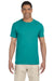 Gildan G640 Mens Softstyle Short Sleeve Crewneck T-Shirt Jade Green Front