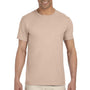 Gildan Mens Softstyle Short Sleeve Crewneck T-Shirt - Sand