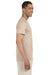 Gildan G640 Mens Softstyle Short Sleeve Crewneck T-Shirt Sand Brown Side