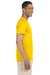 Gildan G640 Mens Softstyle Short Sleeve Crewneck T-Shirt Daisy Yellow Side