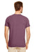 Gildan G640 Mens Softstyle Short Sleeve Crewneck T-Shirt Heather Maroon Back