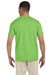 Gildan G640 Mens Softstyle Short Sleeve Crewneck T-Shirt Lime Green Back